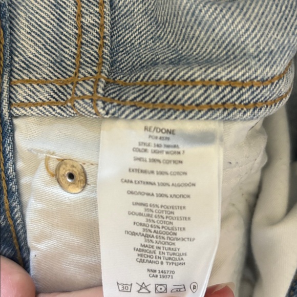 Re/Done 90s High Rise Jeans - Picture 4 of 6